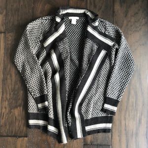 Design History open front sweater